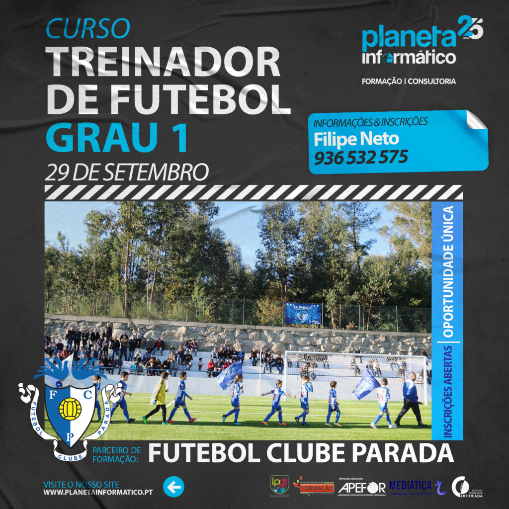 Curso Treinador de Futebol Parada